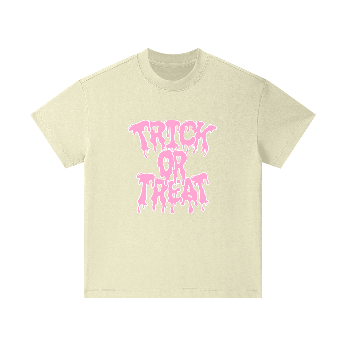 Pink Trick Or Treat Drip Kids T-Shirt